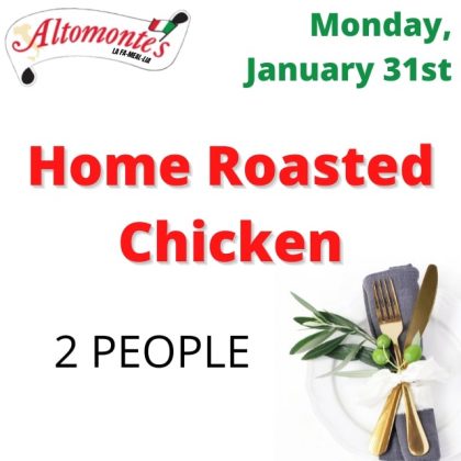 January 31st – Roasted Chicken, Broccoli & Potato
